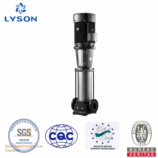 Вертикальный многоступенчатый центробежный водяной насос 50 Гц/60 Гц для высотных зданий